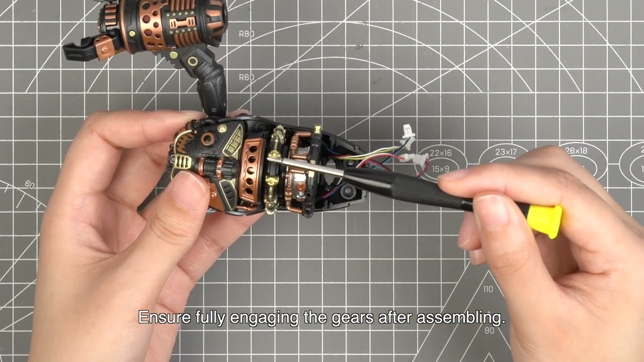 ROKR Emperor Scorpion Model DIY 3D Puzzle MI04 Assemble step 5