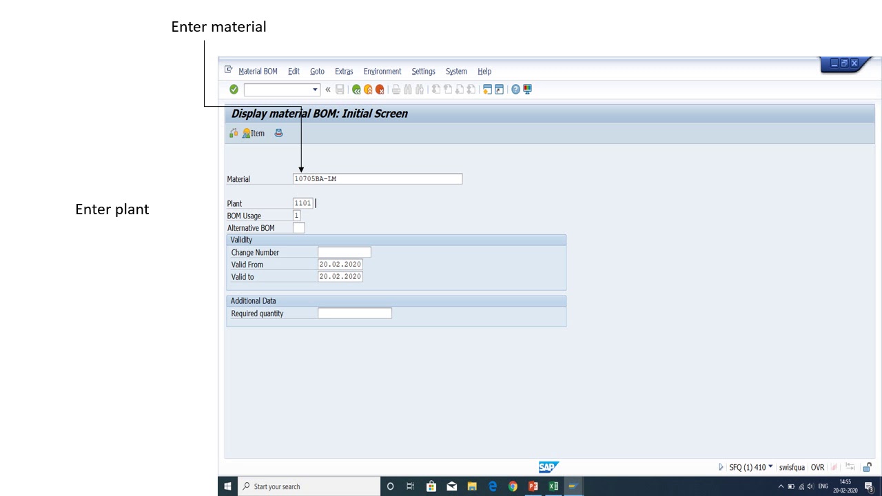 How to view BOM at Single Level in SAP S/4 HANA?