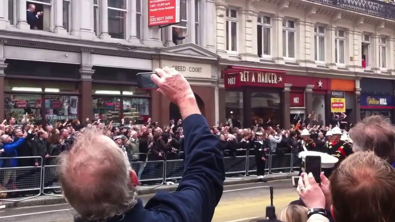 Margaret Thatcher's Funeral, London, April 2013