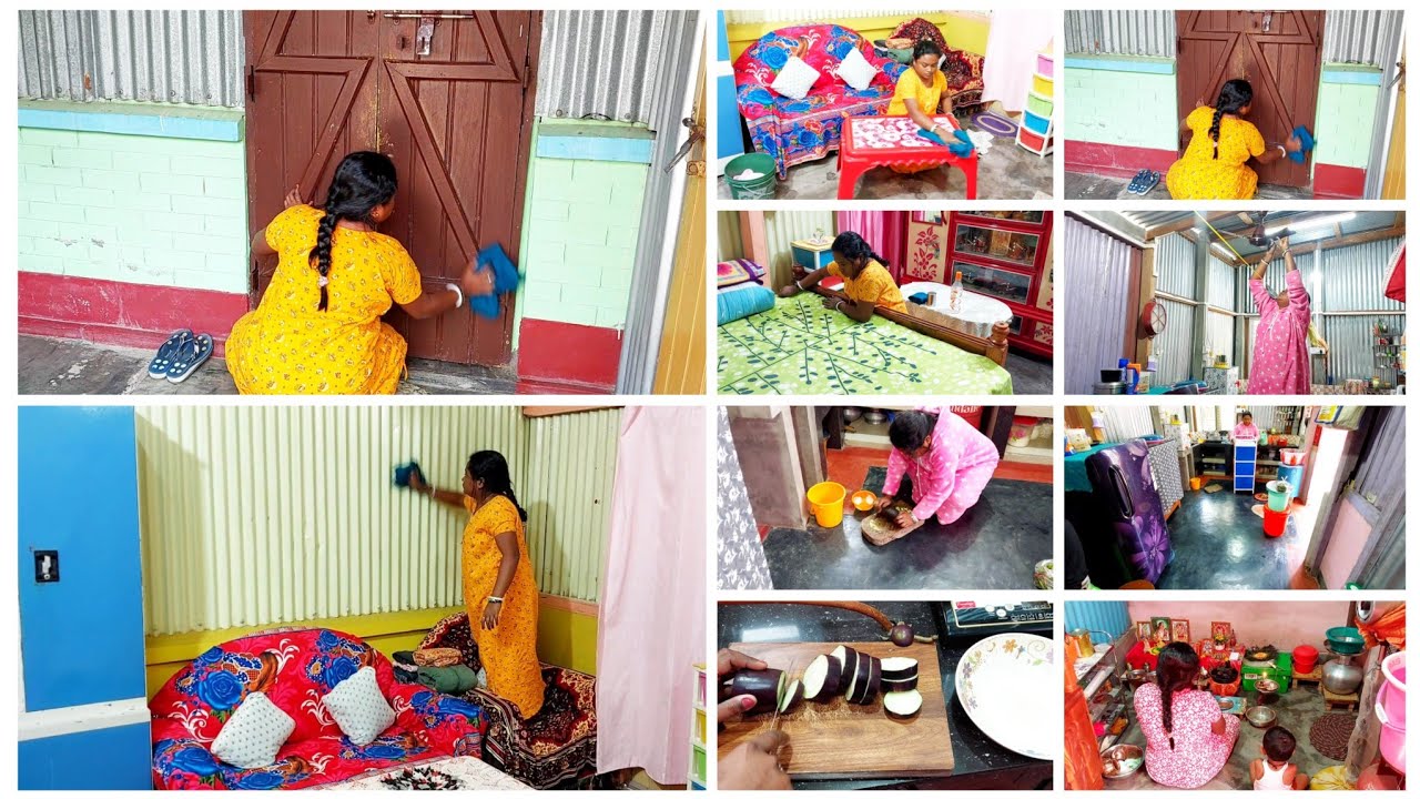 শীতের সকাল 6টায় ওঠে ৩০মিনিটেbedroom clean করে, রান্নাবান্না+স্নান+পুজো সেরে videoএডিটিং কাজ করলাম ✅