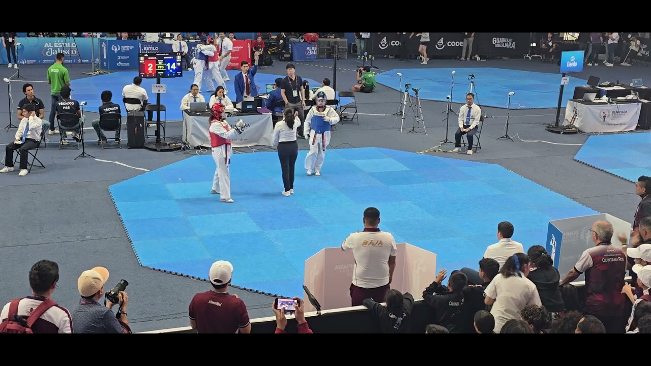 Valeria Macias Final de Taekwondo Olimpiada Nacional CONADE 2025