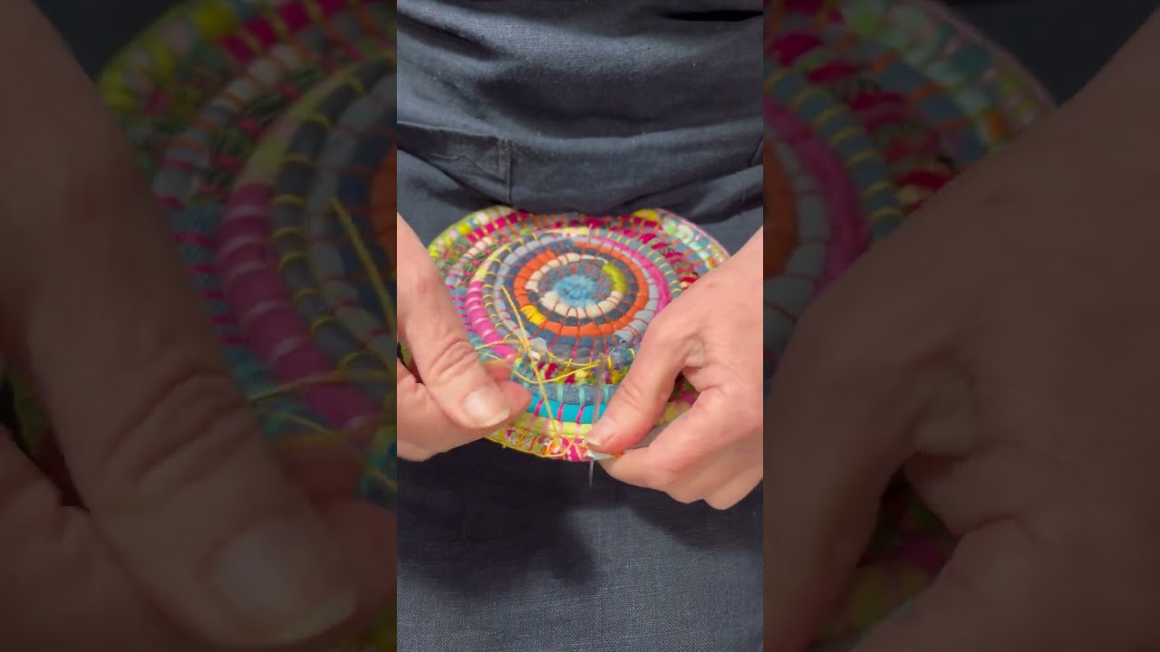 Using Fabric Scraps to create a basket