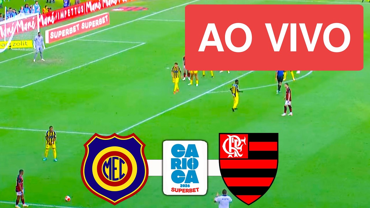 MADUREIRA X FLAMENGO AO VIVO COM IMAGEM- CAMPEONATO CARIOCA 2026 - JOGO DE HOJE!
