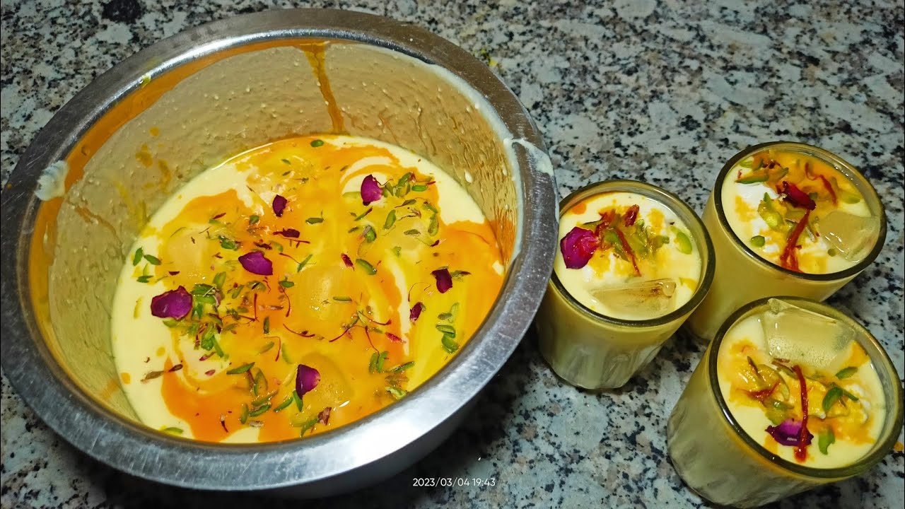 हलवाई से सीखकर यह मलाई केशर लस्सी बनायेंगे तो ठंड के मौसम में भी बनाने का मन करेगा | Lassi Recipe