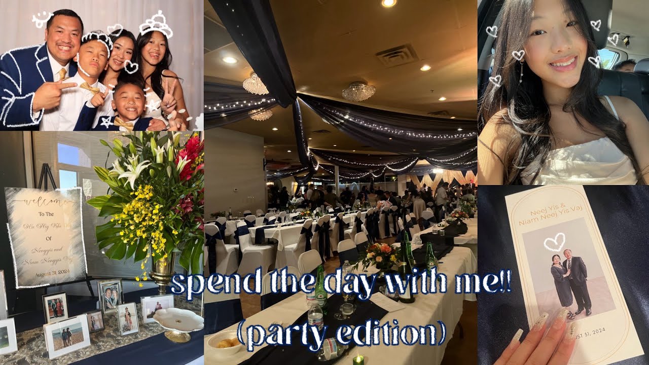 spend the day with me! (party edition!!)