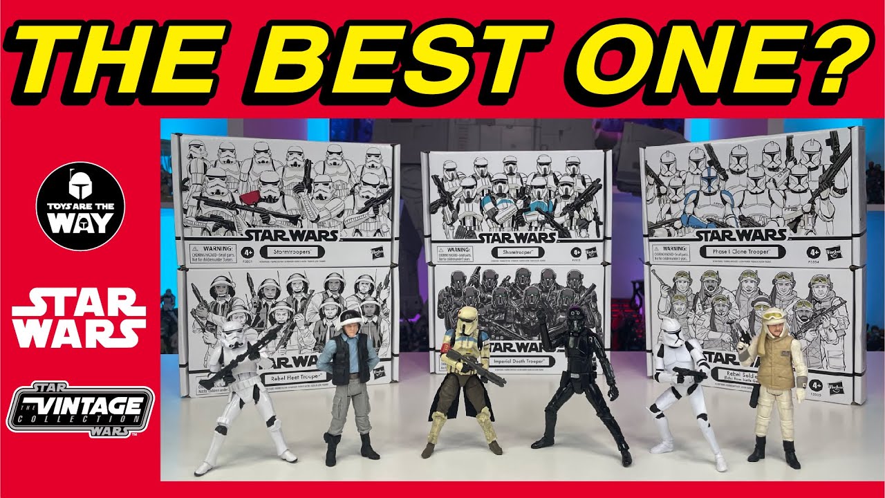 Star Wars The Vintage Collection What's the Best Army Builder 4 Pack!? My Thoughts!