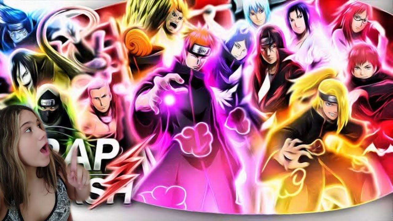 React rap da Akatsuki (Flash Beats)
