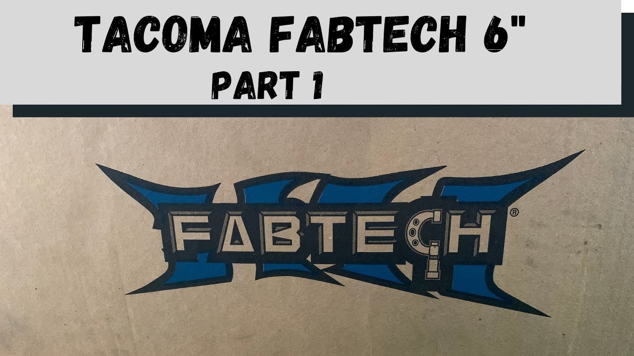 Лифт Tacoma Fabtech, часть 1