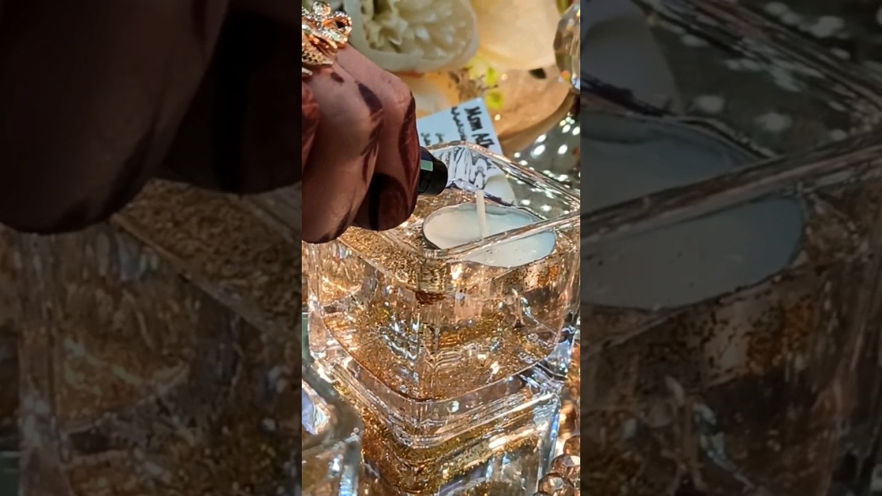 DIY dollar tree centerpiece for wedding decoration 