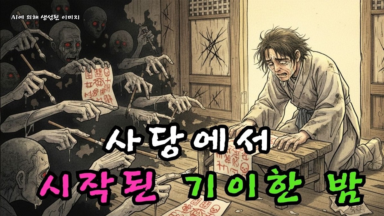 버려진 사당에서 잠이 든 지각생, 눈을 뜨니 시험장에 앉아 있었다... 한양으로 가는 길에 객사한 자들을 위한 저승의 과거 시험 | 야담 | 민담  |  조선시대