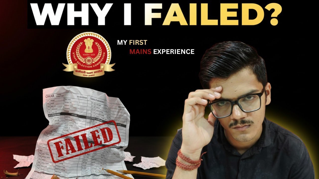 WHY I FAILED ?🤔  MY FIRST SSC CGL MAINS ATTEMPT REVIEW UNFILTERED & HONEST TALK || MUST WATCH !