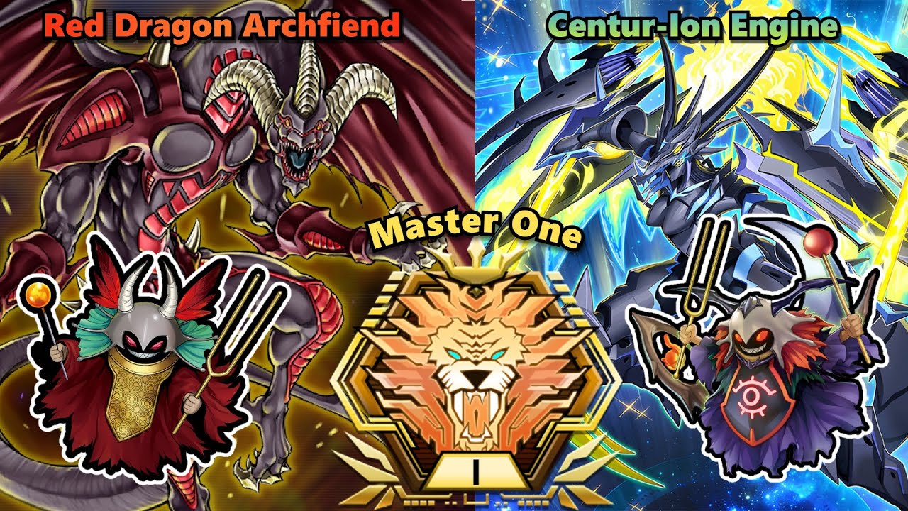 Master 1! Red Dragon Archfiend Centur-Ion Engine! My Ultimate Deck Lists! Yu-gi-oh Master Duel!