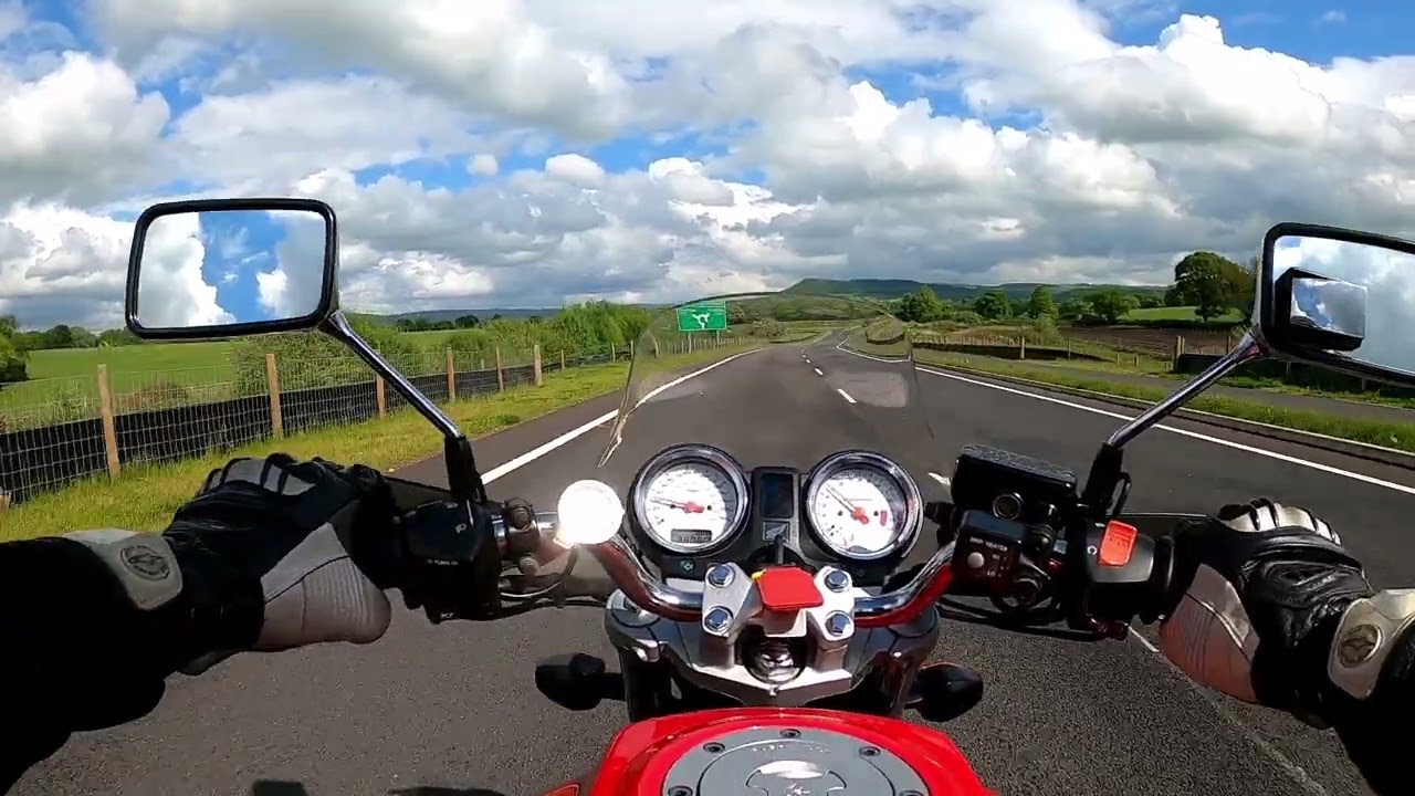 2006 Honda CB600 F-4 Hornet Walkaround & Test Ride.