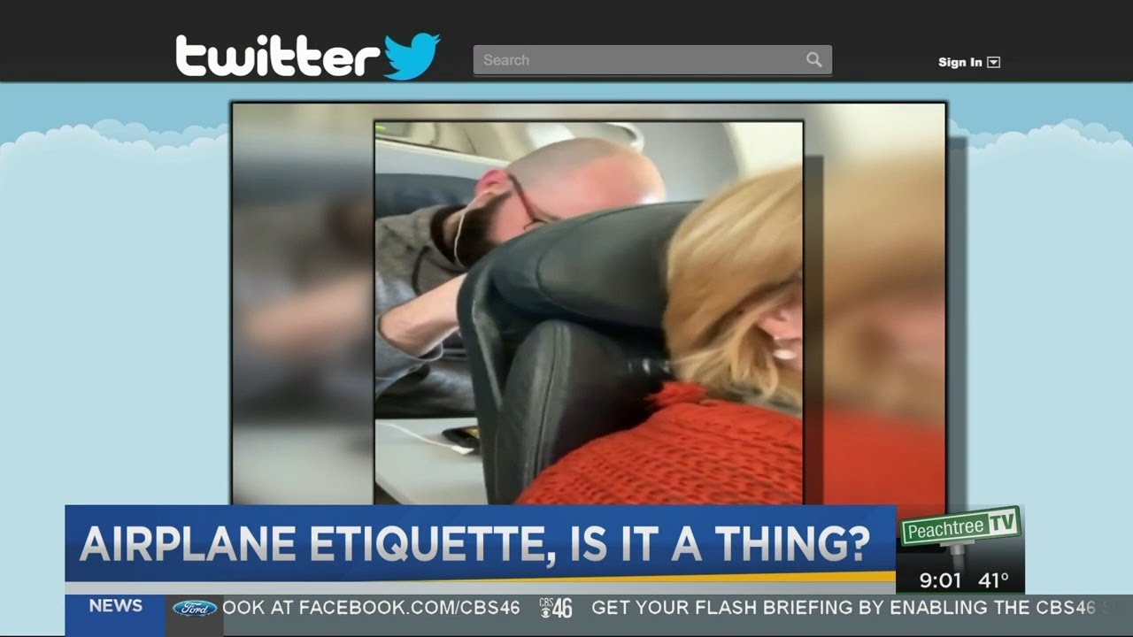 Viral video sparks airplane etiquette debate