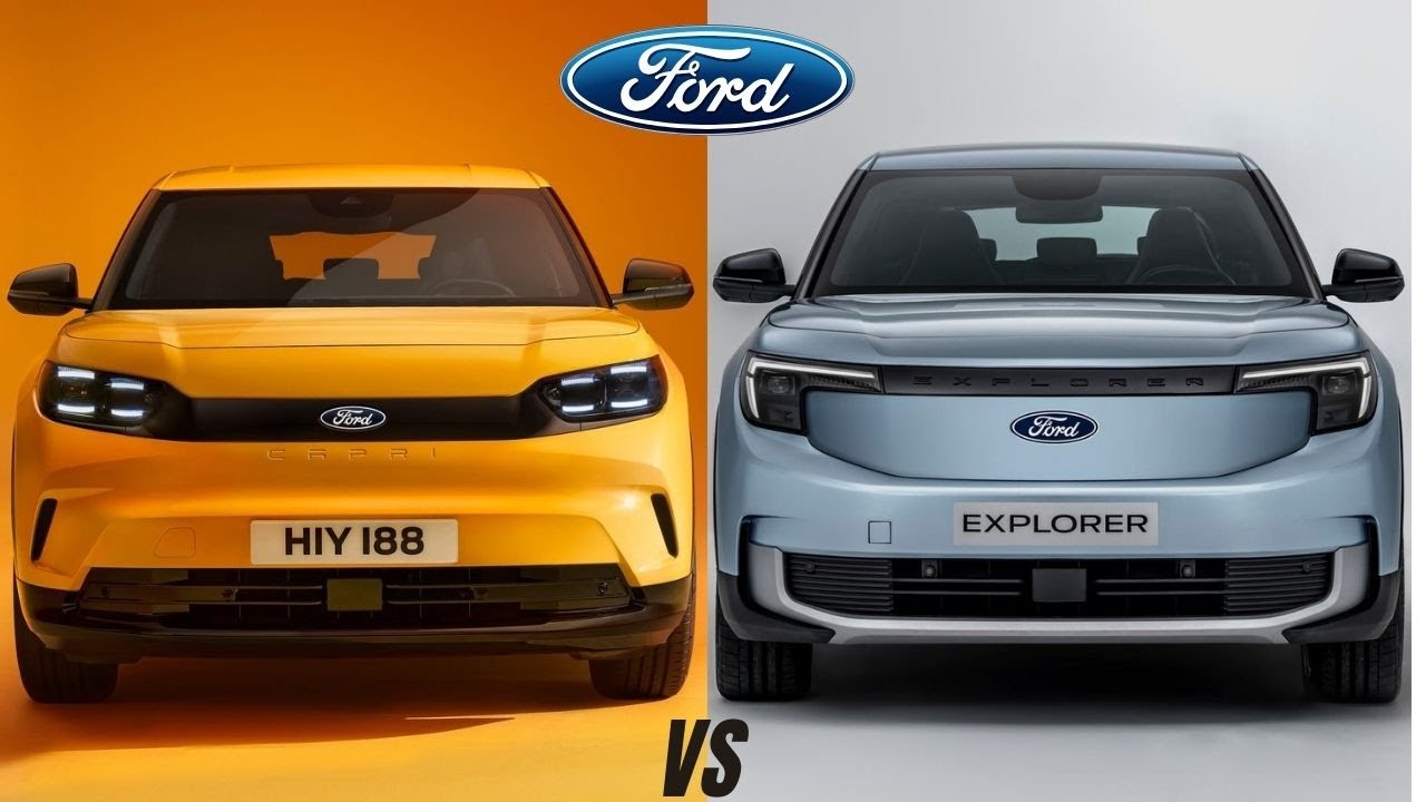 Ford Capri EV 2024 года против Ford Explorer EV 2024 года — подробное сравнение | Какой электриче...