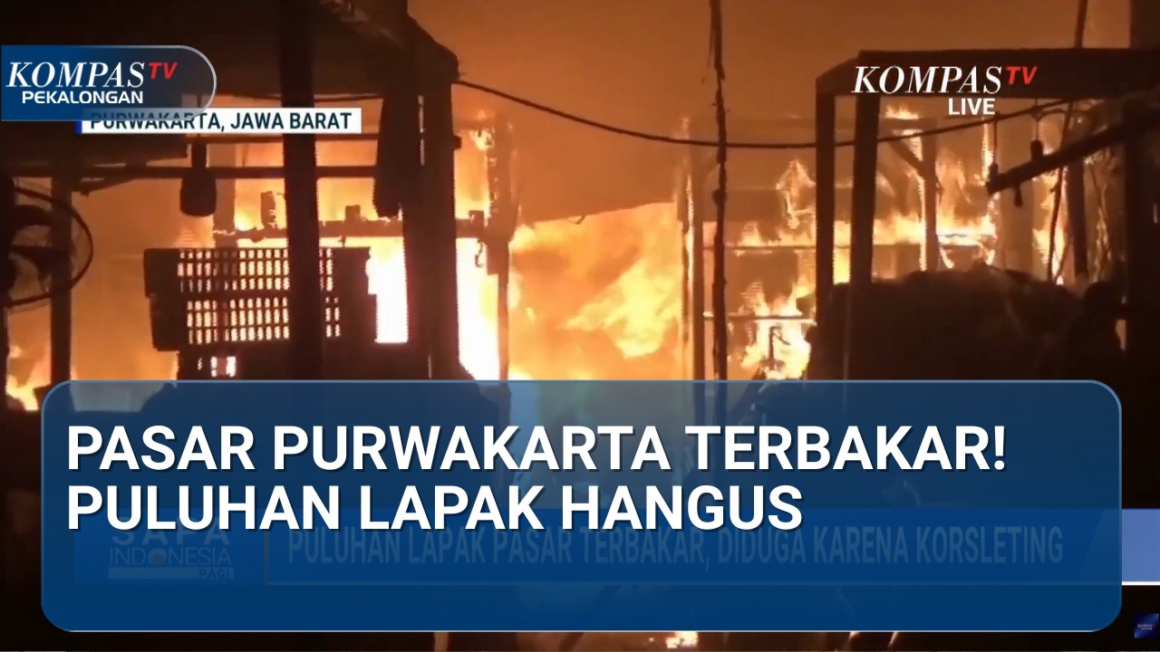 Update Kebakaran Purwakarta: Api Hanguskan Lapak Pasar, Apa Penyebab Utamanya?