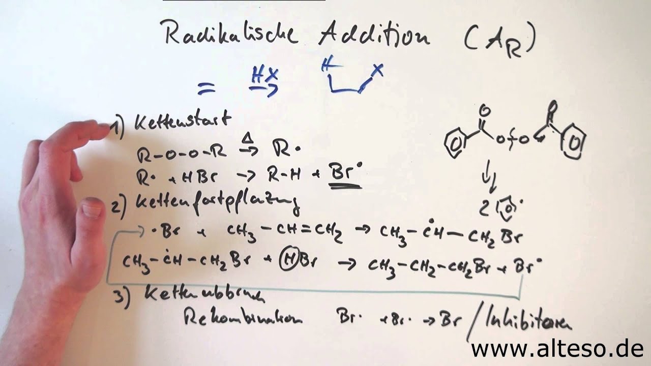 Die Radikalische Addition [Reaktionsmechanismen Organik]