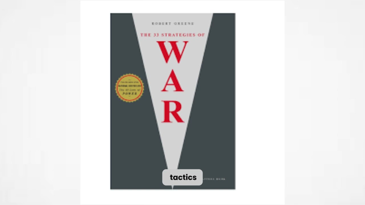 The 33 Strategies of War by Robert Greene I Book Summery