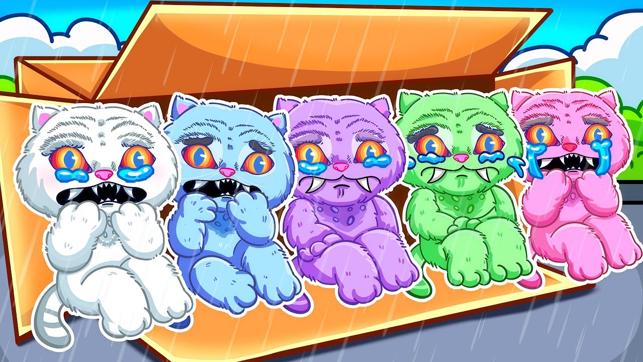 ABANDONED DERPY QUINTUPLETS Get ADOPTED by RICH HUNTRIX in Roblox! | Kpop Demon Hunters