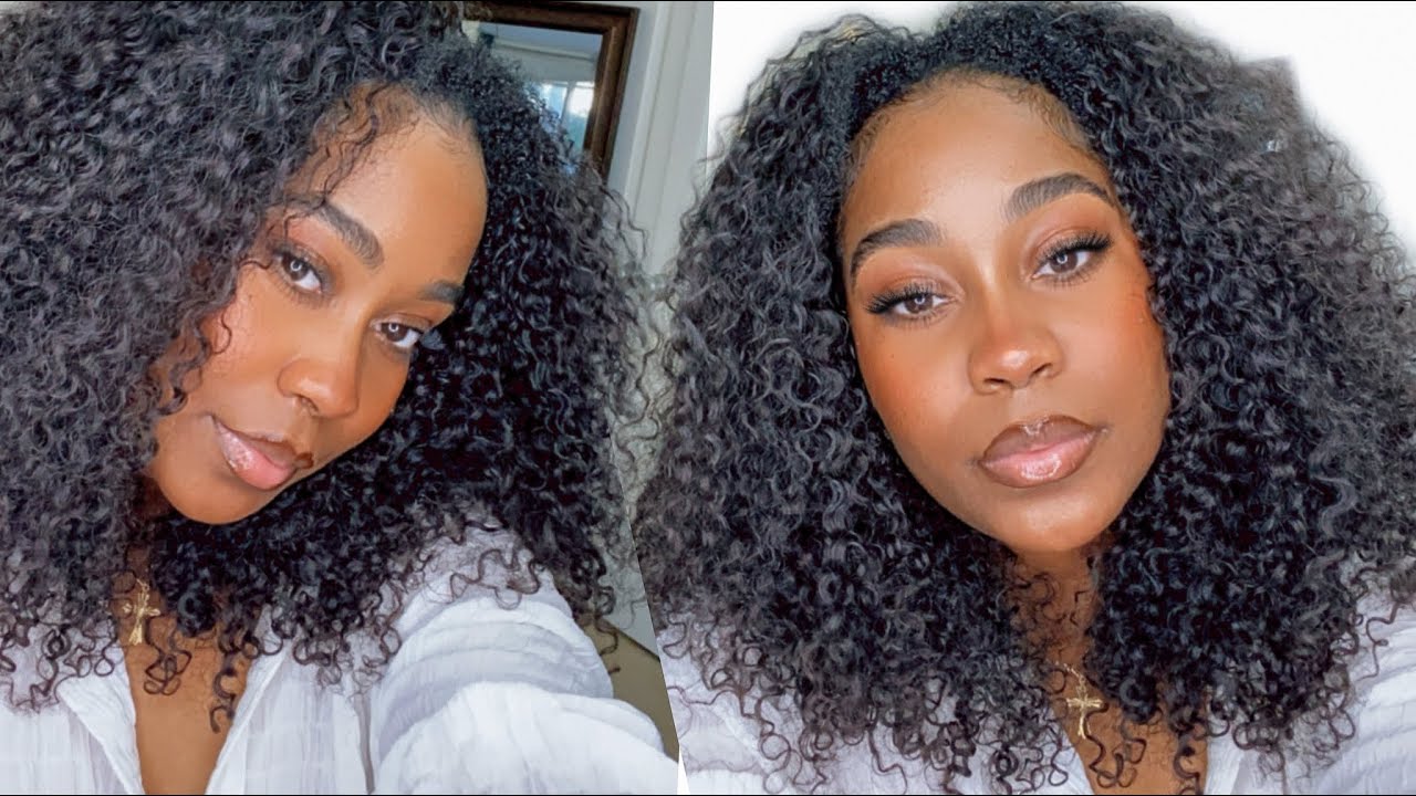HOW TO: BLEND WIG WITH NATURAL HAIR *LEAVE OUT EDITION* | HEADBAND WIG FT KRIYYA