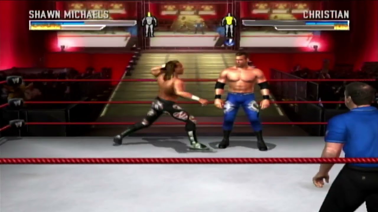 WWE Wrestlemania 21 - XBOX Gameplay - Shawn Michaels vs Christian