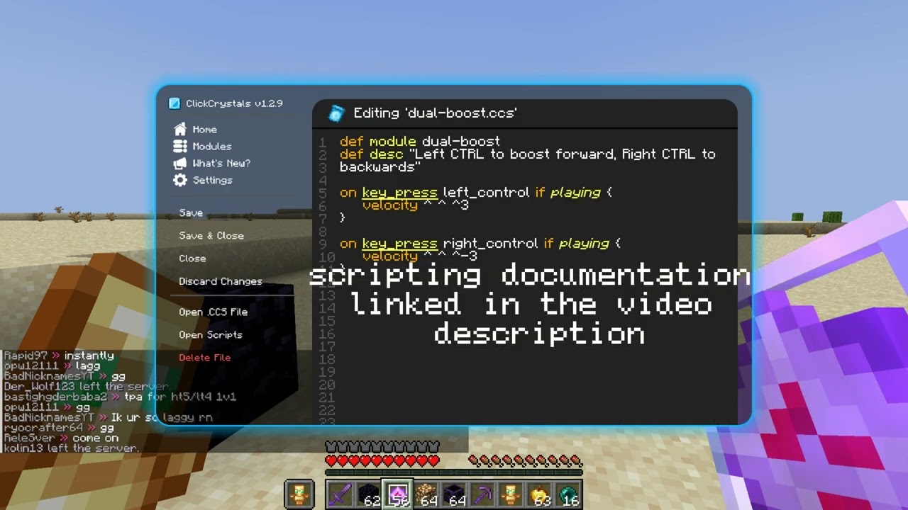 Best Free Minecraft Macro Client (1.20 - 1.21.1) - ClickCrystals