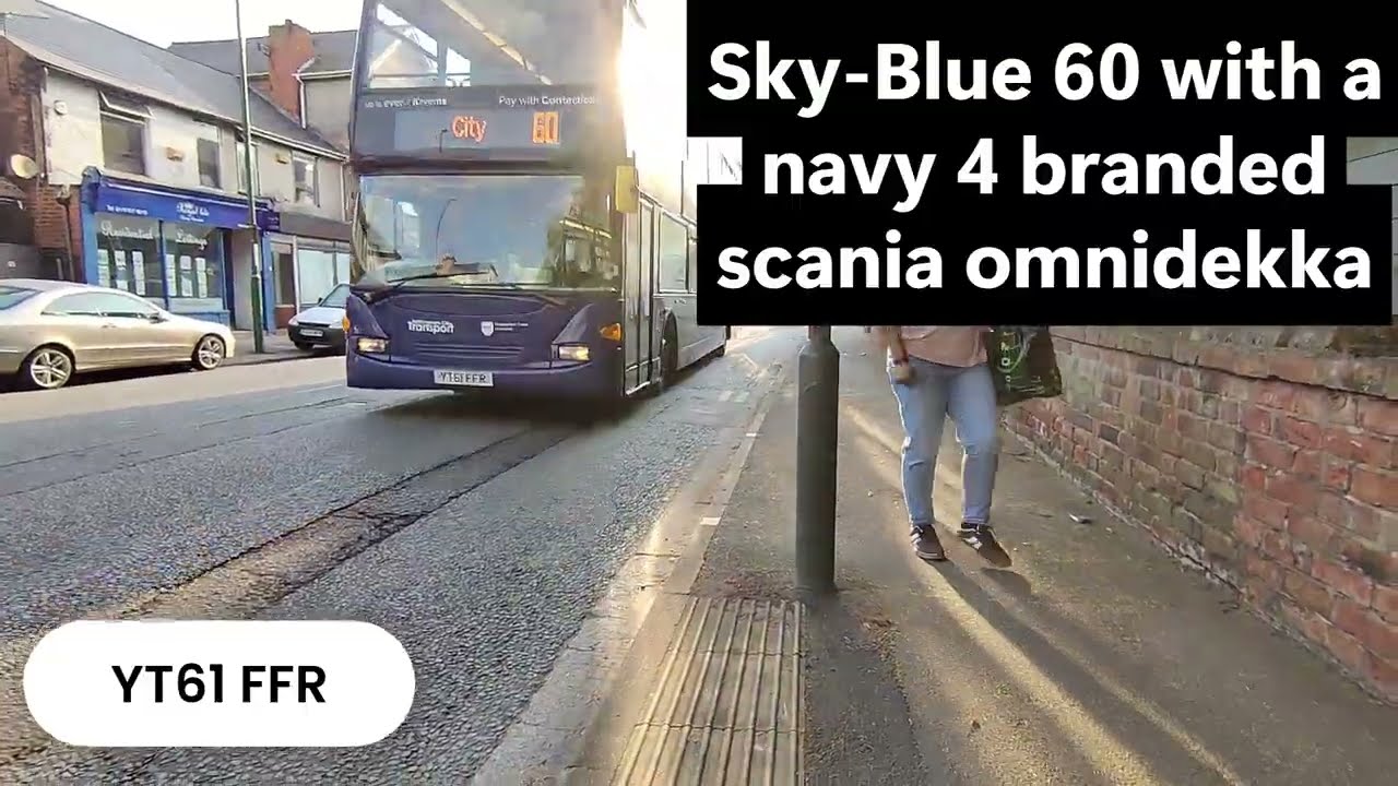 sky blue 60 with a scania omnidekka #busses #scania #busride