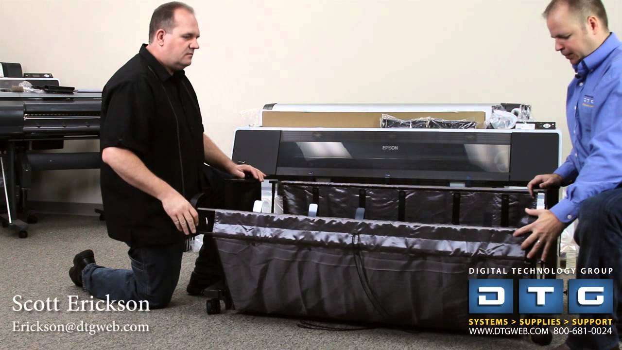 Setup video for new epson printers 7700 7900 7890 9700 9890 9900