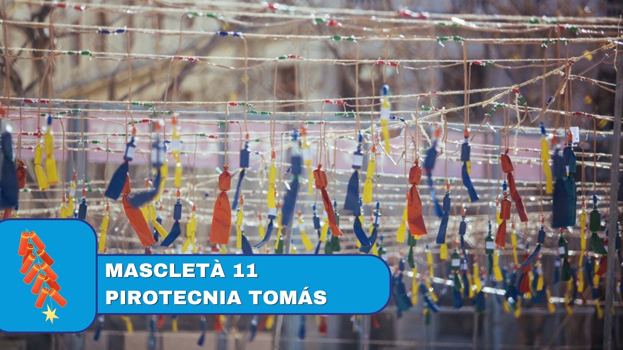 💥 Masclet&aacute; 11 de marzo | Pirotecnia Tom&aacute;s 🔥 | Fallas 2026