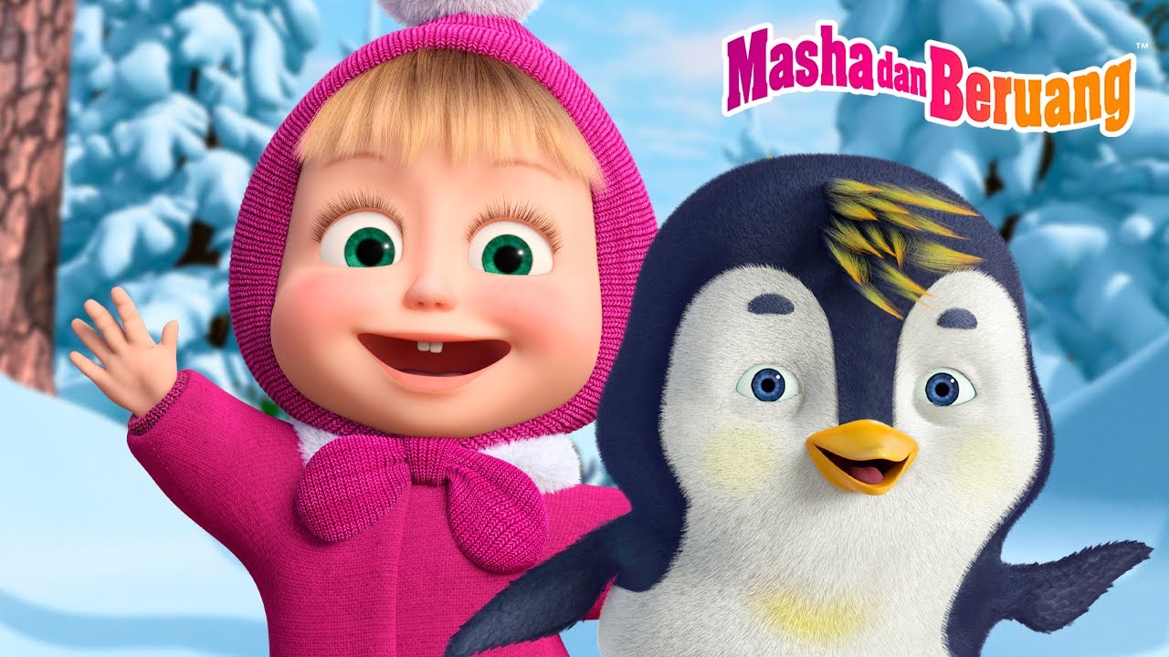 🥚🐧 Temanku Pinguin ❄️☃️ Koleksi kartun episode terbaik 🎬 Masha dan Beruang