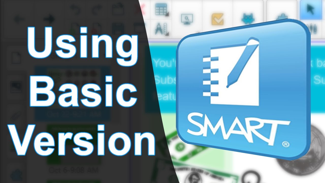 Using SMART Notebook Basic Version
