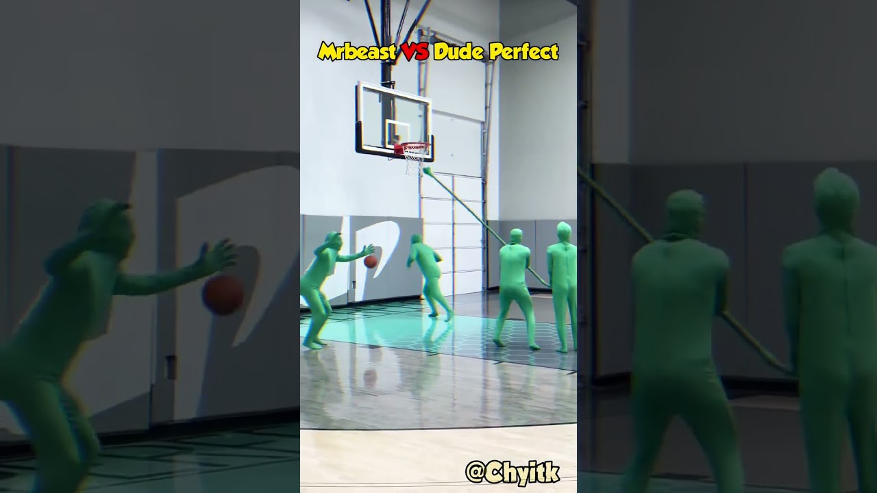 Dude Perfect vs Mrbeast 🔥🔥🔥🔥#shorts