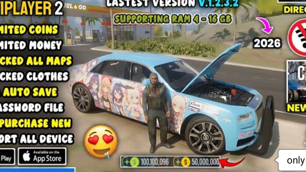 Car parking 2 unlimited money and unlimited gold mode apk free android and ios 