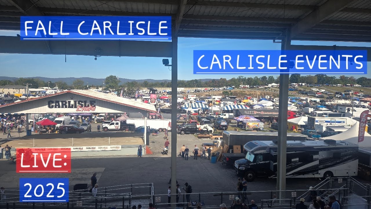 LIVE: FALL CARLISLE COLLECTOR CAR FLEA MARKET 2025   