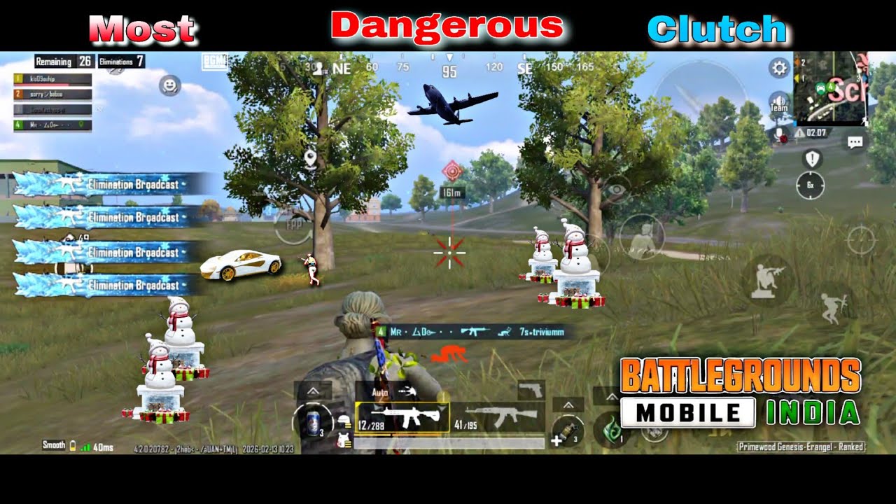 Most Dangerous Clutch 💀💀🤯😳 #bgmi #pubg #gaming 