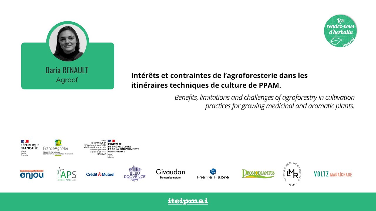 01 Benefits, limitations and challenges of agroforestry in cultivation practices (MAP sector)
