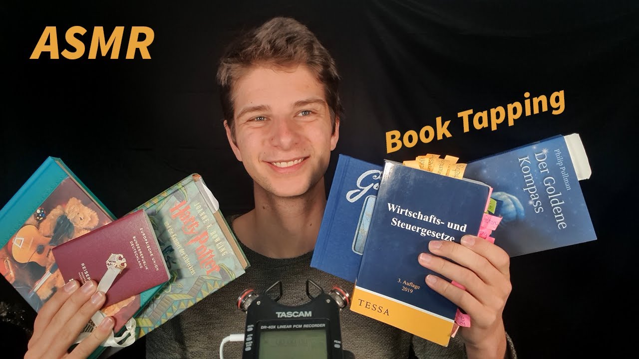 ASMR Book Tapping / ASMR German by Alex ASMR