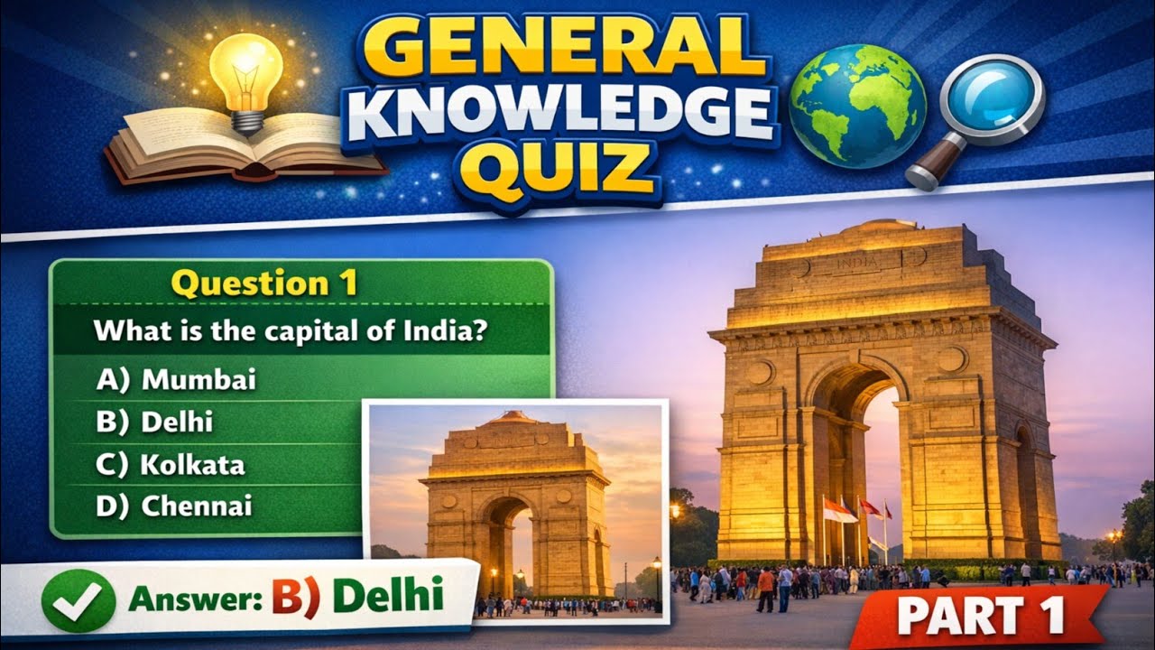 General Knowledge Questions 2026 | Quiz Question | Current Affairs 2026 🌎 | GK Questions & Answer ✅