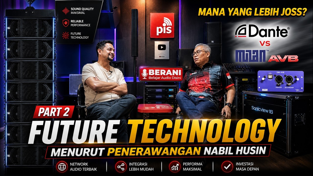 KONSER GAADA PAKE KABEL AUDIO LAGI? ORANG AUDIO MUSTI TAU, DANTE ATAU MILAN AVB YANG LEBIH JOSS???