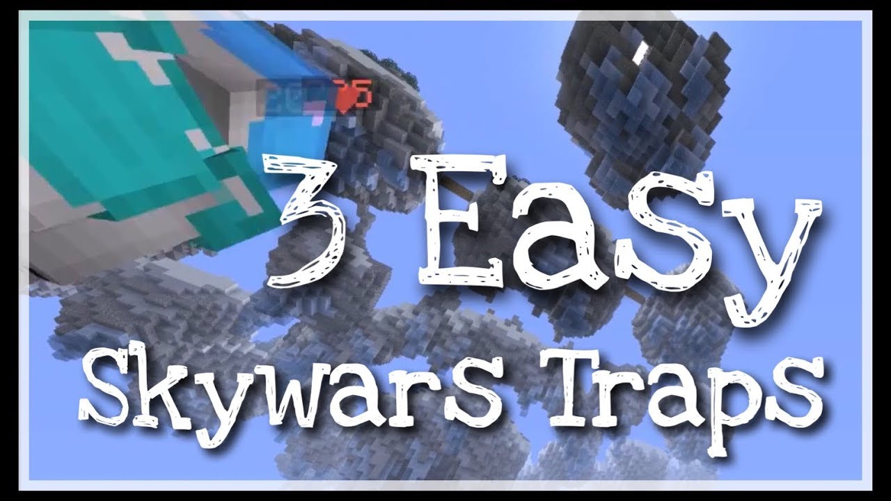 3 Easy Piston Traps To Do In Skywars!
