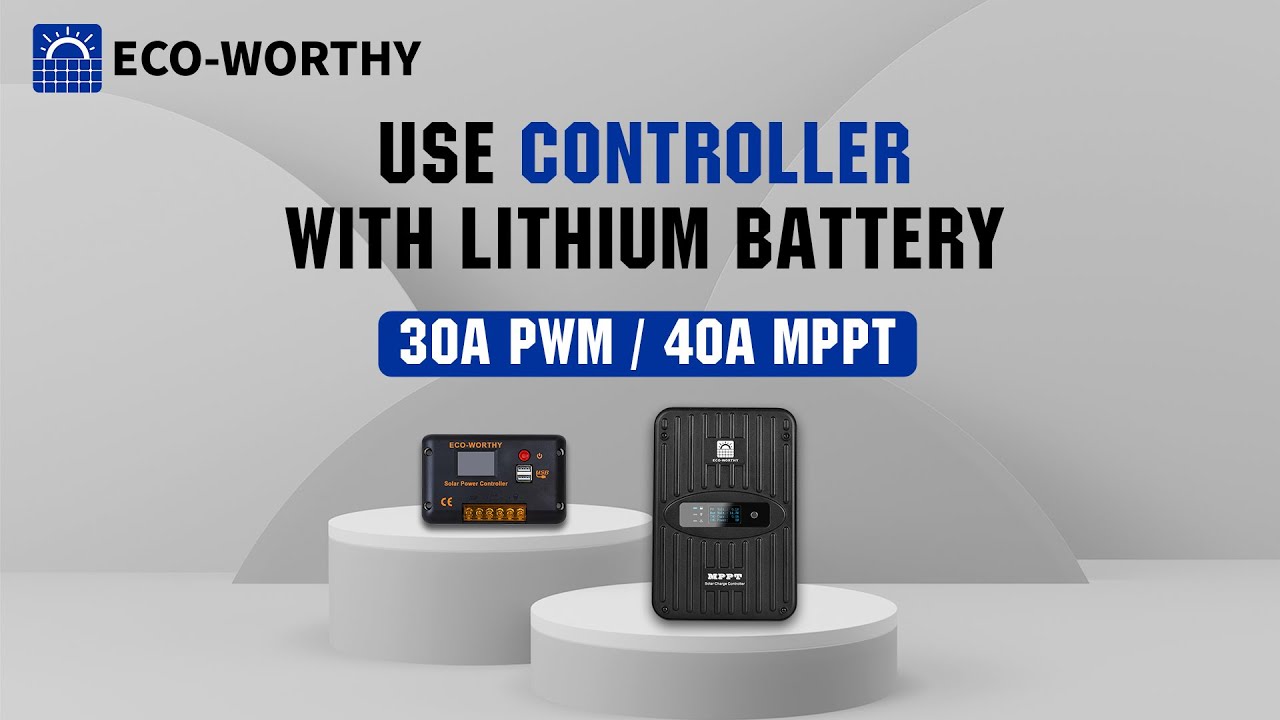 How to charge Eco-Worthy battery with solar charge controller