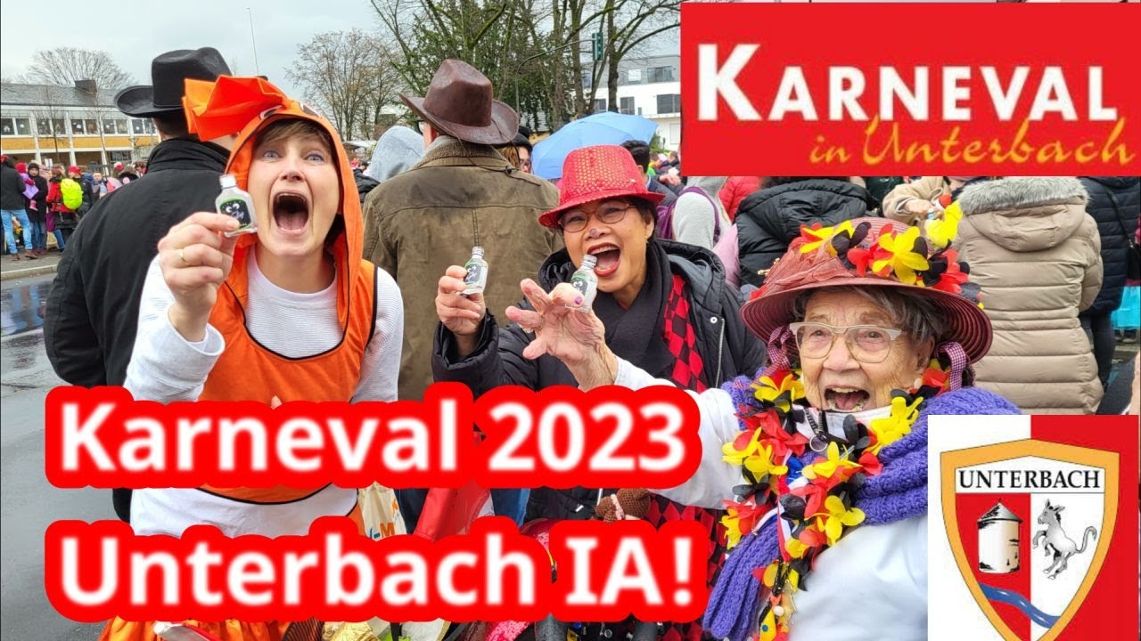 Karneval Unterbach 2023มาชมขบวนแห่หว่านขนม เทศกาลรื่นเริ่งประจำปี ในหูม่บ้านยายจู