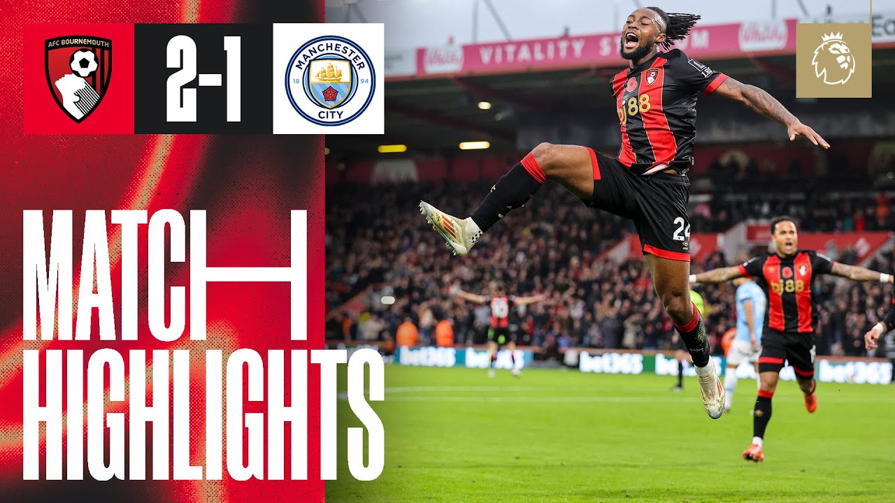 Cherries END Man City's 32-game unbeaten run | AFC Bournemouth 2-1 Manchester City