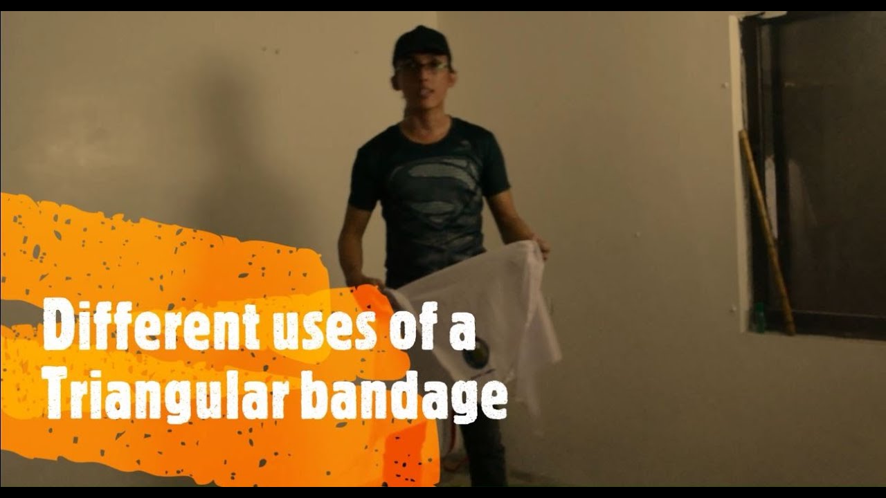 Different uses of a Triangular Bandage (ALL PURPOSE BANDAGE)