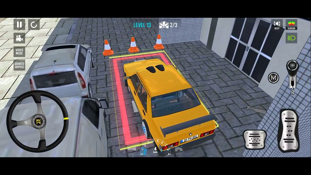 Car parking simulator game parking master #game #viral #cargame 