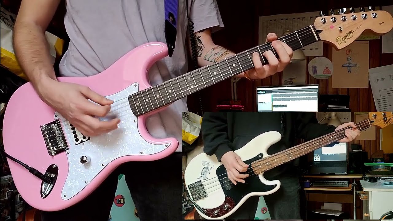 Box Car Racer - Elevator [Guitar & Bass Cover]