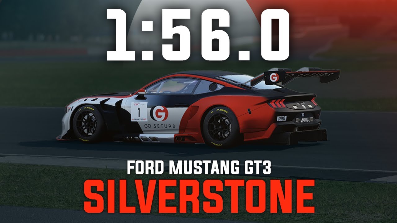 Silverstone 1:56.0 - Ford Mustang GT3 - GO Setups | ACC 1.10.2