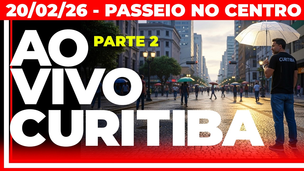 CURITIBA AO VIVO - PARTE 2: SEXTA-FEIRA , CENTRO DE CURITIBA