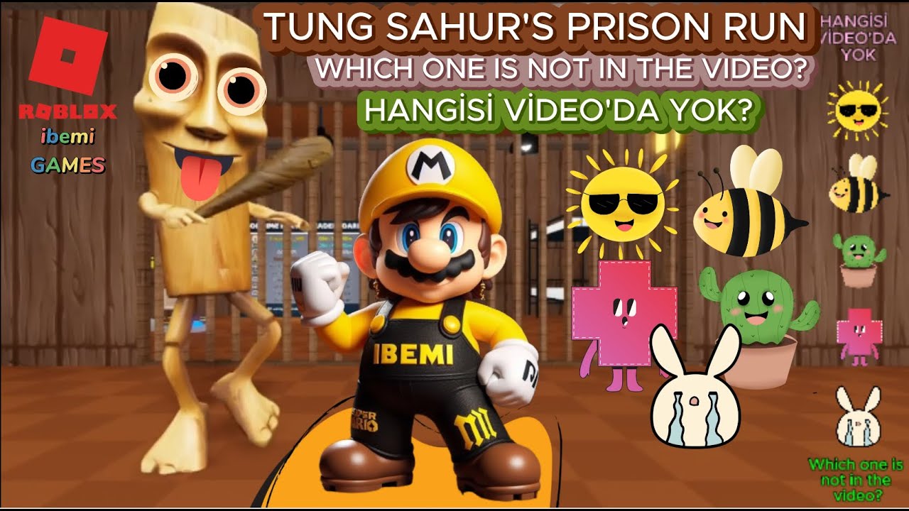 TUNG SAHUR'S PRISON RUN 🧠⏰ 