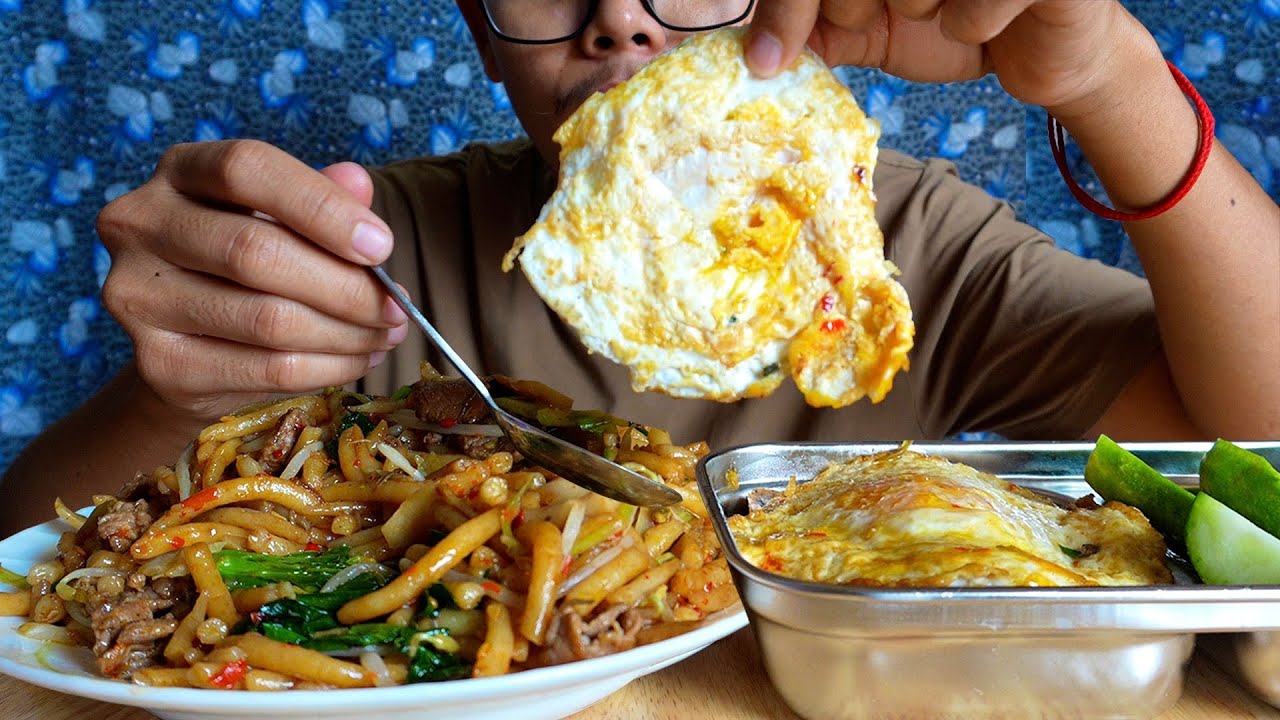 ASMR The Popular Food Stir Fried Rice Drops